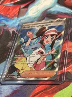 Pokemon Rosa's Encouragement 114/088 Perfect Order Full Art NM - Image 3