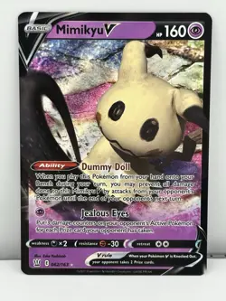 Pokemon TCG - Mimikyu V 062/163 - Battle Styles - Full Art Ultra Rare Holo - Image 1