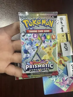 VERY HEAVY! GOD PACKUUU 22.43g & 22.49g Prismatic Evolutions Pokemon Booster Pk - Image 2