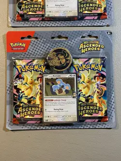 Pokemon TCG: Larry’s Komala Ascended Heroes 2 Pack Blister - Lot Of 2 - Image 3