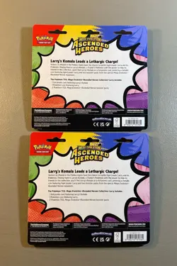 Pokemon TCG: Larry’s Komala Ascended Heroes 2 Pack Blister - Lot Of 2 - Image 4