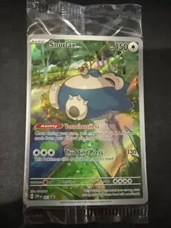 2023 Pokemon, Scarlet & Violet Promos, #51 Snorlax, Black Star Promo, Sealed - Image 1