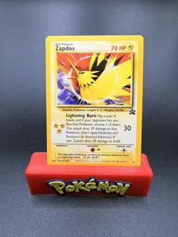 Pokemon TCG Zapdos 23 Black Star Promo WOTC NM-c - Image 1
