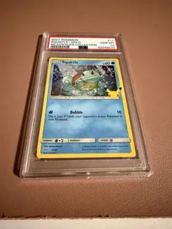 2021 Pokemon McDonald's Collection Gem Mint PSA 10 Squirtle Holo #17 - Image 3