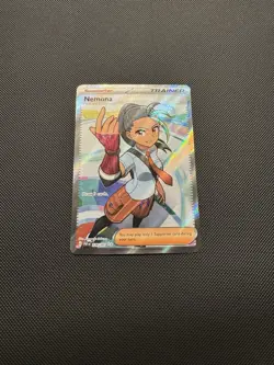 Pokemon TCG Nemona 229/091 Sv: Paldean Fates Ultra Rare Near Mint - Image 2