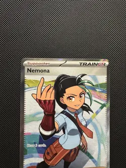 Pokemon TCG Nemona 229/091 Sv: Paldean Fates Ultra Rare Near Mint - Image 3