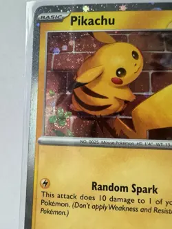 Fart Swirl 💫Pikachu 51/162 Pokemon Day Stamped Promo NM Holo - Image 2