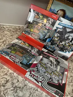 Sams Club Pokemon Black Bolt & White Flare Binder & Poster Collection Lot Of 2 - Image 3