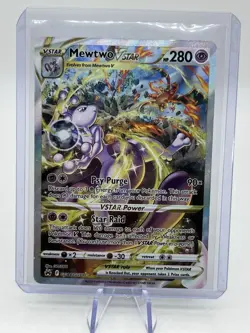 Pokemon Mewtwo VSTAR GG44/GG70 Crown Zenith Galarian Gallery Ultra Rare Holo - Image 1