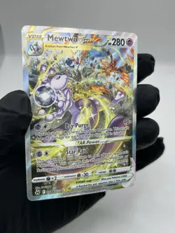 Pokemon Mewtwo VSTAR GG44/GG70 Crown Zenith Galarian Gallery Ultra Rare Holo - Image 4