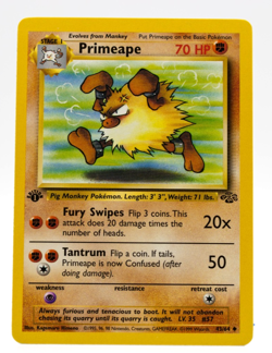 Primeape Pokemon Jungle 43/64 1st Edition Non-Holo Near Mint - Image 1