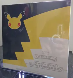 Pokemon Celebrations Elite Trainer Box 25th Anniversary Pokemon Center Edition - Image 1