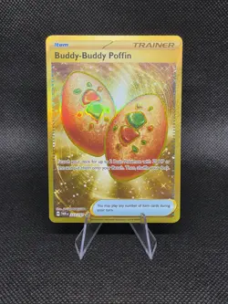 Pokemon Buddy-Buddy Poffin 223/167 SV06 Twilight Masquerade Hyper Rare Holo - Image 2