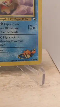 Vintage Pokemon TCG WOTC Misty's Goldeen #85/132 Unlimited Gym Heroes LP - Image 3