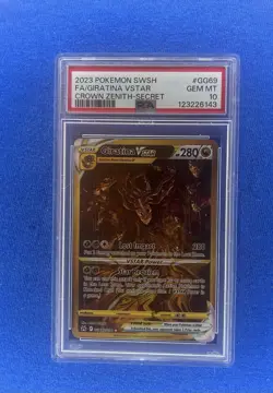 2023 Pokemon SWSH Crown Zenith Secret #GG69 FA/ Giratina VSTAR PSA 10 - Image 1