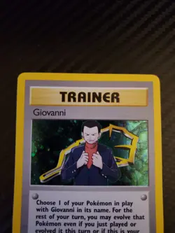 Giovanni 18/132 - Gym Challenge Unlimited Holo Rare Pokemon TCG - Image 1