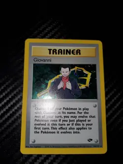Giovanni 18/132 - Gym Challenge Unlimited Holo Rare Pokemon TCG - Image 2