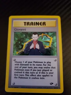 Giovanni 18/132 - Gym Challenge Unlimited Holo Rare Pokemon TCG - Image 3