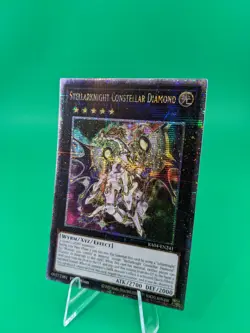 Yu-Gi-Oh Stellarknight Constellar Diamond RA04-EN241 Quarter Century Secret Rare - Image 2