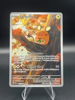 Dedenne 093/088 Illustration Rare Holo Pokemon Card Full Art NM Scarlet & Violet - Image 1