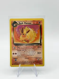 Pokemon Vintage Card Dark Flareon Team Rocket 35/82 [LP] - Image 1