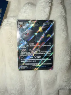 Pokemon Umbreon GX TCG Full Art Ultra Rare Holo Card 142/149 Sun & Moon Base Set - Image 1
