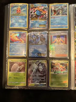 Pokemon TCG 1999-2000, EX, GX, BREAK, Holo, Secret, Rare Lot 112 Card Binder - Image 2