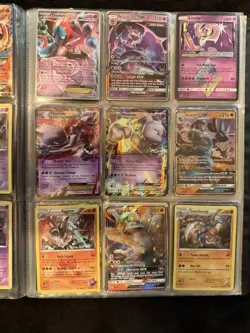Pokemon TCG 1999-2000, EX, GX, BREAK, Holo, Secret, Rare Lot 112 Card Binder - Image 5
