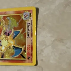 Wizards of the Coast Charizard Base Set Holo 4/102 120 HP Fire Spin Pokemon Card - Image 4