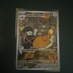 Pokemon TCG Team Rockets Raticate Card 202/182 Destined Rivals Full Art - Image 1