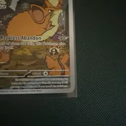Pokemon TCG Team Rockets Raticate Card 202/182 Destined Rivals Full Art - Image 5