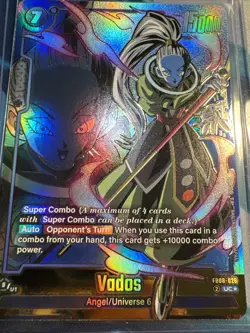 Vados FB08-026 Alternate Art Saiyan's Pride Dragon Ball English Card Fusion Worl - Image 4