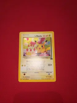 Pokemon 2000 Promo Black Star #24 Birthday Pikachu Holo Card - Image 1