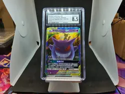 Gengar & Mimikyu GX #33 Pokemon Chinese CSM2bC Pokemon Card (Equiv. PSA BGS) - Image 1
