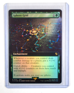 Sphere Grid Enchantment - #123 New Extended Holo Foil - Final Fantasy MTG Card - Image 1