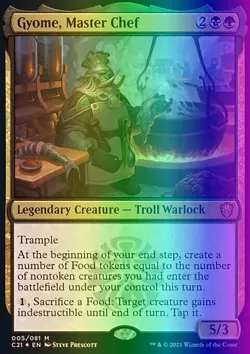 Gyome, Master Chef – Foil - Commander 2021 Card - #005 - MTG - PACK FRESH! - Image 1