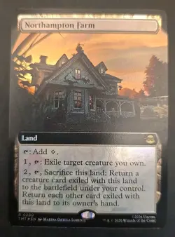 Northampton Farm (Extended Art) Teenage Mutant Ninja Turtles MTG Foil Near Mint - Image 1