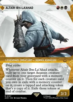 [1x] Altair Ibn-La'Ahad - Foil - Showcase Near Mint, English Assassin's Creed MT - Image 1