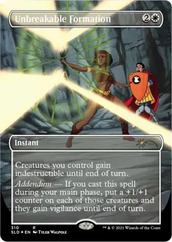 Unbreakable Formation (310) [SLD - 310] - NM [Foil] TCG MTG - Image 1