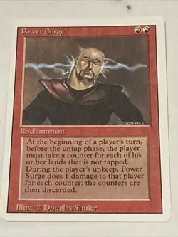 MTG - Power Surge - 3rd Edition (Revised) - NM English Magic - Image 1