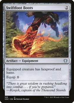 Swiftfoot Boots U Commander: Innistrad: Crimson Vow 169 LP - Image 1