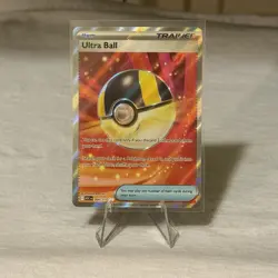 Pokemon Ultra Ball Trainer Item ASCR 264/227 Full Art Holo English - Image 1