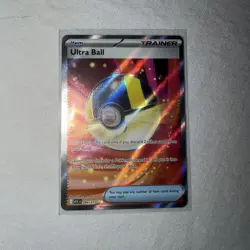 Pokemon Ultra Ball Trainer Item ASCR 264/227 Full Art Holo English - Image 3