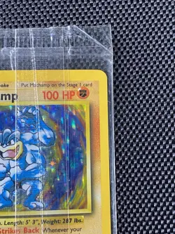 Machamp 1st Edition Base Set Holo 8/102 SEALED Promo WOTC 1999 Pokemon Card LP - Image 4