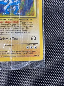 Machamp 1st Edition Base Set Holo 8/102 SEALED Promo WOTC 1999 Pokemon Card LP - Image 5