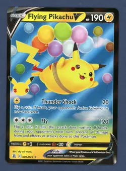 Flying Pikachu V 006/025 Holo V Rare Celebrations Pokemon Lightly Played - Image 1