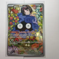 Pokemon Erika's Tangela Full Art Holo Secret Rare Card 80 HP 50 ATK 218/217 - Image 1