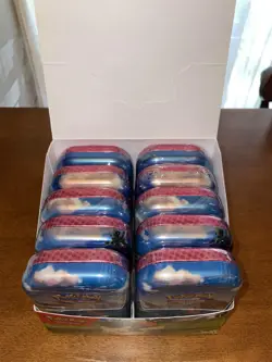 Pokemon TCG Ascended Heroes 10 Mini Tins New/Sealed With Original Store Display - Image 1