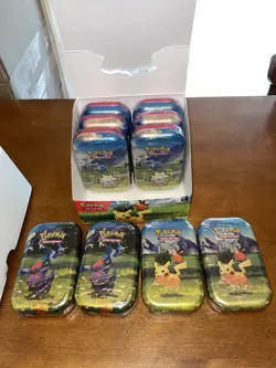 Pokemon TCG Ascended Heroes 10 Mini Tins New/Sealed With Original Store Display - Image 3