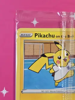 Pikachu On The Ball Pokemon 2020 Futsal Promo UK Exclusive Sealed 001/005 - Image 2